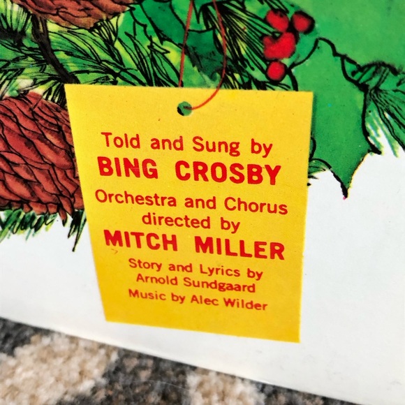 70's "How Lovely is Christmas" Record - Christmas Folk Tale Album - Bing Crosby - Picture 5 of 7